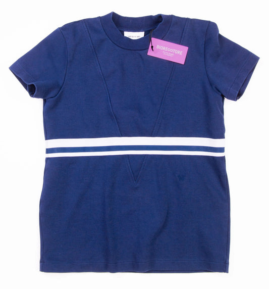 Navy blue polo-style