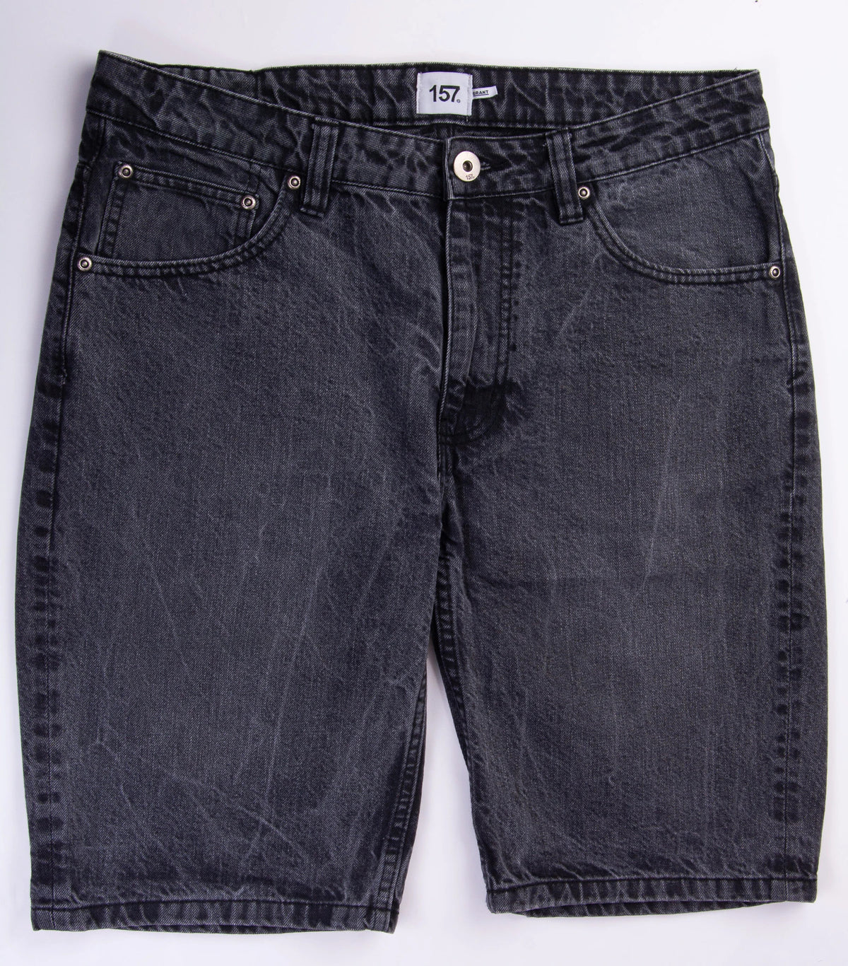 Black faded shorts