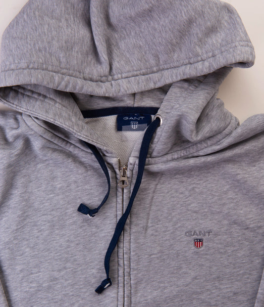 Classic & Clean Gant Hoodie - Grey Melange