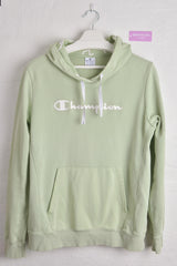 Champion light green hoodie with Logo