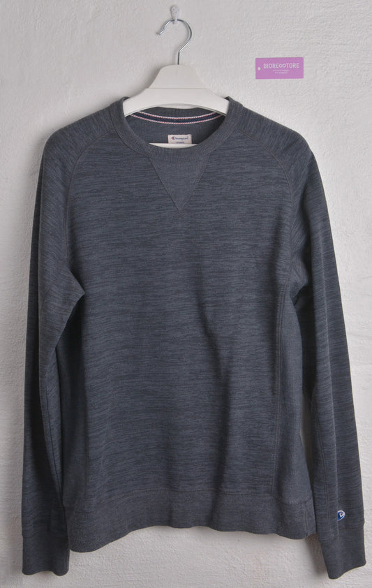 Champion Crewneck Grey Fade Sweater