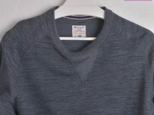 Champion Crewneck Grey Fade Sweater