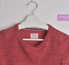 Champion Crewneck Red Fade Sweater