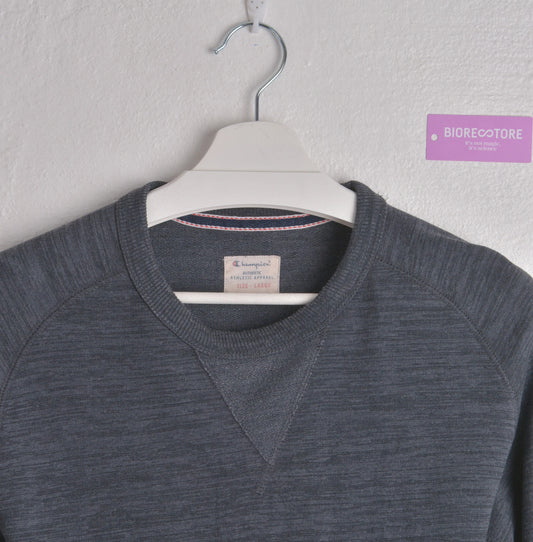 Champion Crewneck Grey Fade Sweater (2)