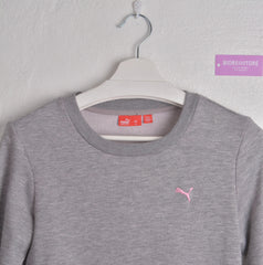 Crewneck Puma with Pink embroidered logo