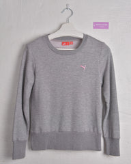 Crewneck Puma with Pink embroidered logo