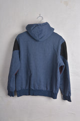 Puma Melange Blue Panelled Hoodie