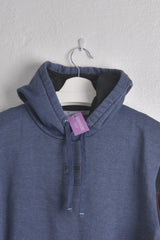 Puma Melange Blue Panelled Hoodie