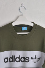 Adidas Sweatshirt in Green contrast