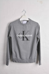 Calvin Klein Sweat with Classic logo in Grey