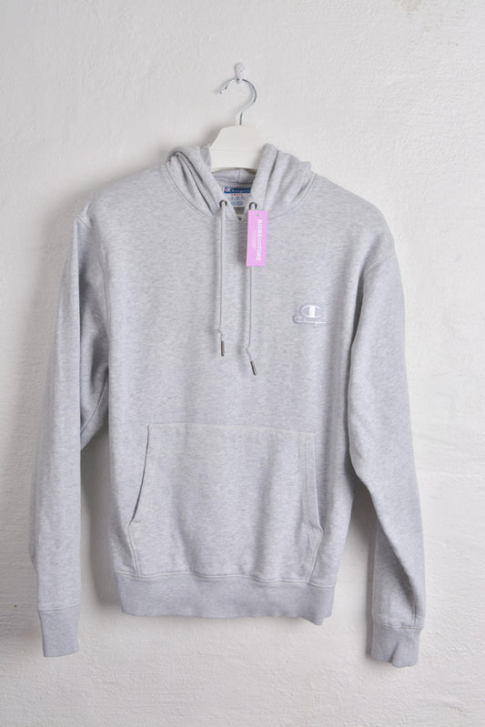 Classic Champion Hooded Sweatshirt in Grey