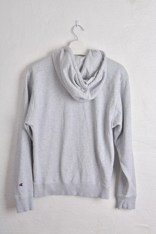 Classic Champion Hooded Sweatshirt in Grey