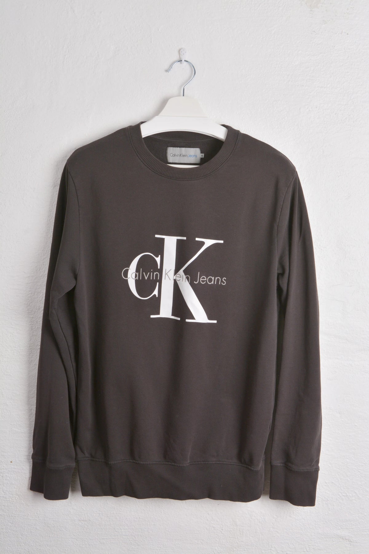 Calvin Klein Brown Sweat with White Logo