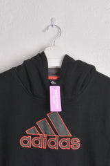 Adidas Hoodie with Orange Oversized Logo