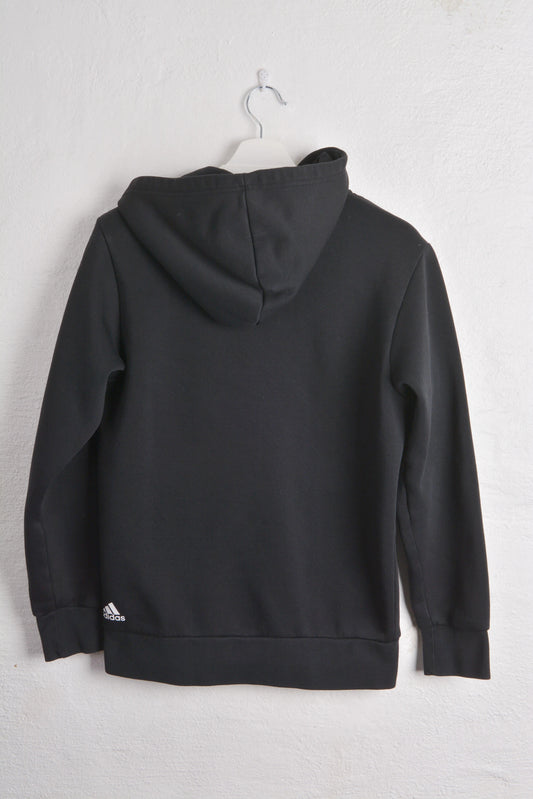 Adidas Arm Logo Zip-Up Hoodie Sweatshirt