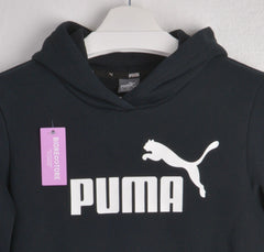 Puma Kids Pullover Hoodie in Black