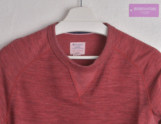 Champion Crewneck Red Fade Sweater (2)