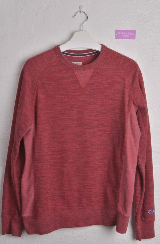 Champion Crewneck Red Fade Sweater (2)