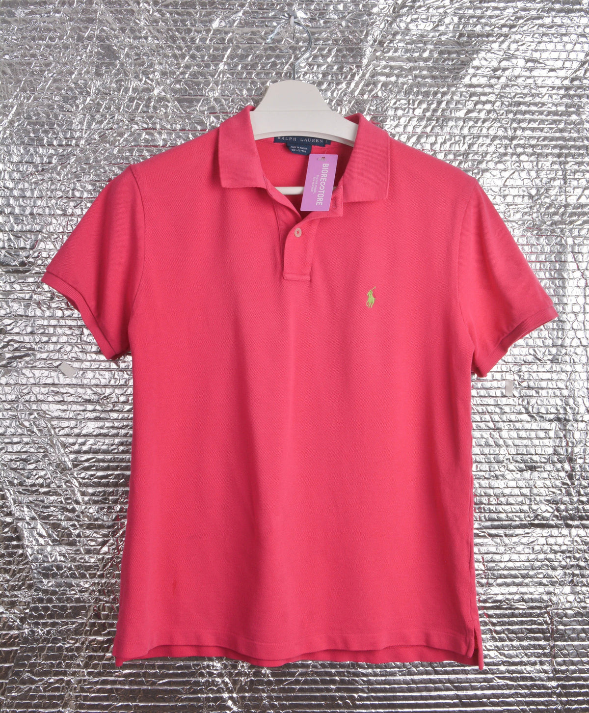 POLO Ralph Lauren Iconic Bright Pink Polo Shirt Classic Fit