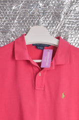 POLO Ralph Lauren Iconic Bright Pink Polo Shirt Classic Fit