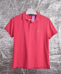 POLO Ralph Lauren Iconic Bright Pink Polo Shirt Classic Fit