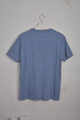 POLO Cotton Crew Neck T-Shirt Light Vintage Blue