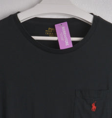 Ralph Lauren Polo Pocket Tee in Red Logo Accent