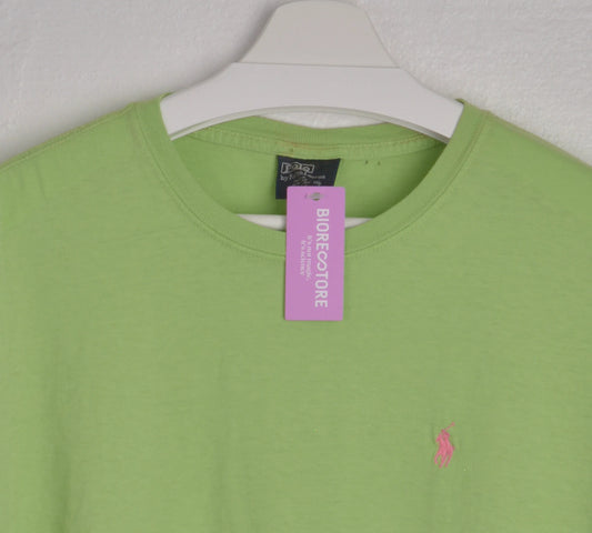 POLO Ralph Lauren T-shirt Lime Green & Pink Logo