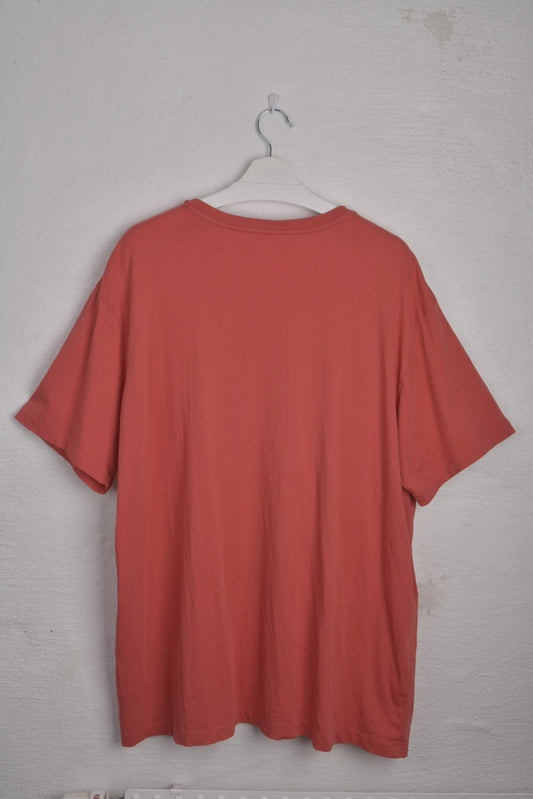 Ralph Lauren V-Neck POLO T-shirt in Red Pink