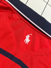 Scarlet Silk Polo Shirt - Pebble Beach 2019