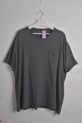 Ralph Lauren Grey Classic Pocket Baggy Polo Tee