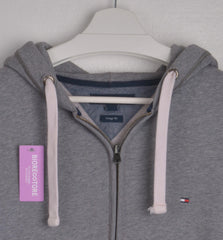 Vintage Fit Tommy Hilfiger Zip-up Hoodie in Grey