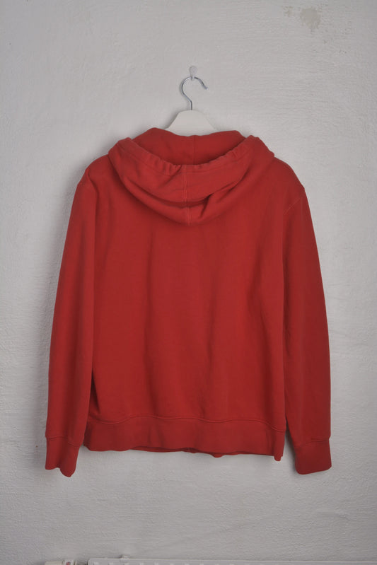 Vintage Tommy Hilfiger Zip-Up Hoodie in Red