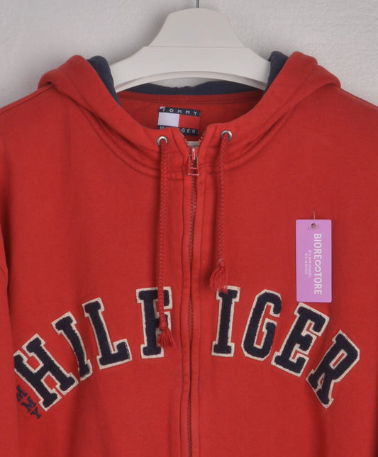 Vintage Tommy Hilfiger Oversized Zip-Up Hoodie