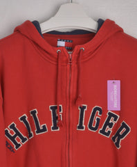 Vintage Tommy Hilfiger Oversized Zip-Up Hoodie