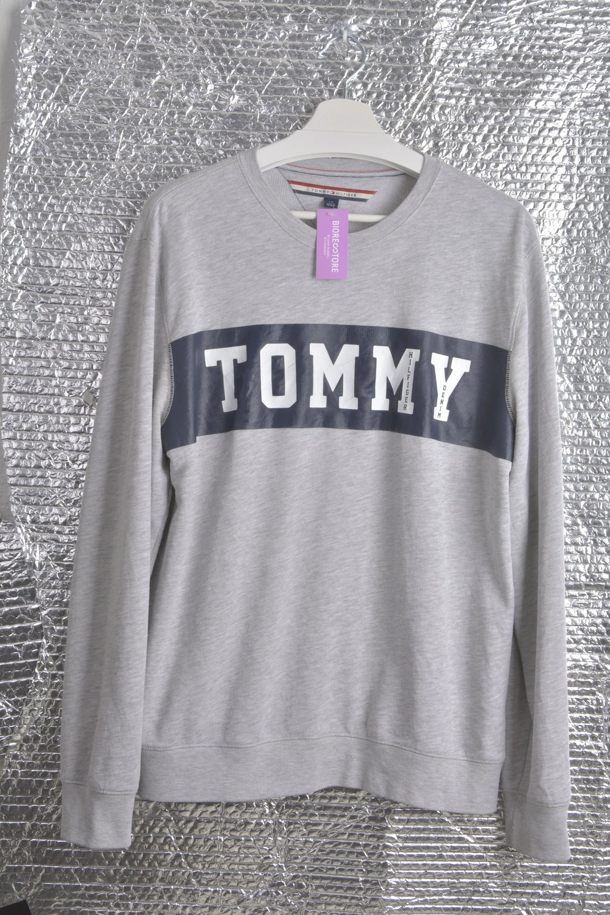 Tommy H. Denim ColorBlock sweatshirt