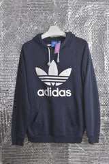 Adidas Trefoil Hoodie in Blue