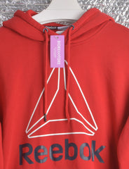 Reebok Hoodie in Red - Oversized Logo