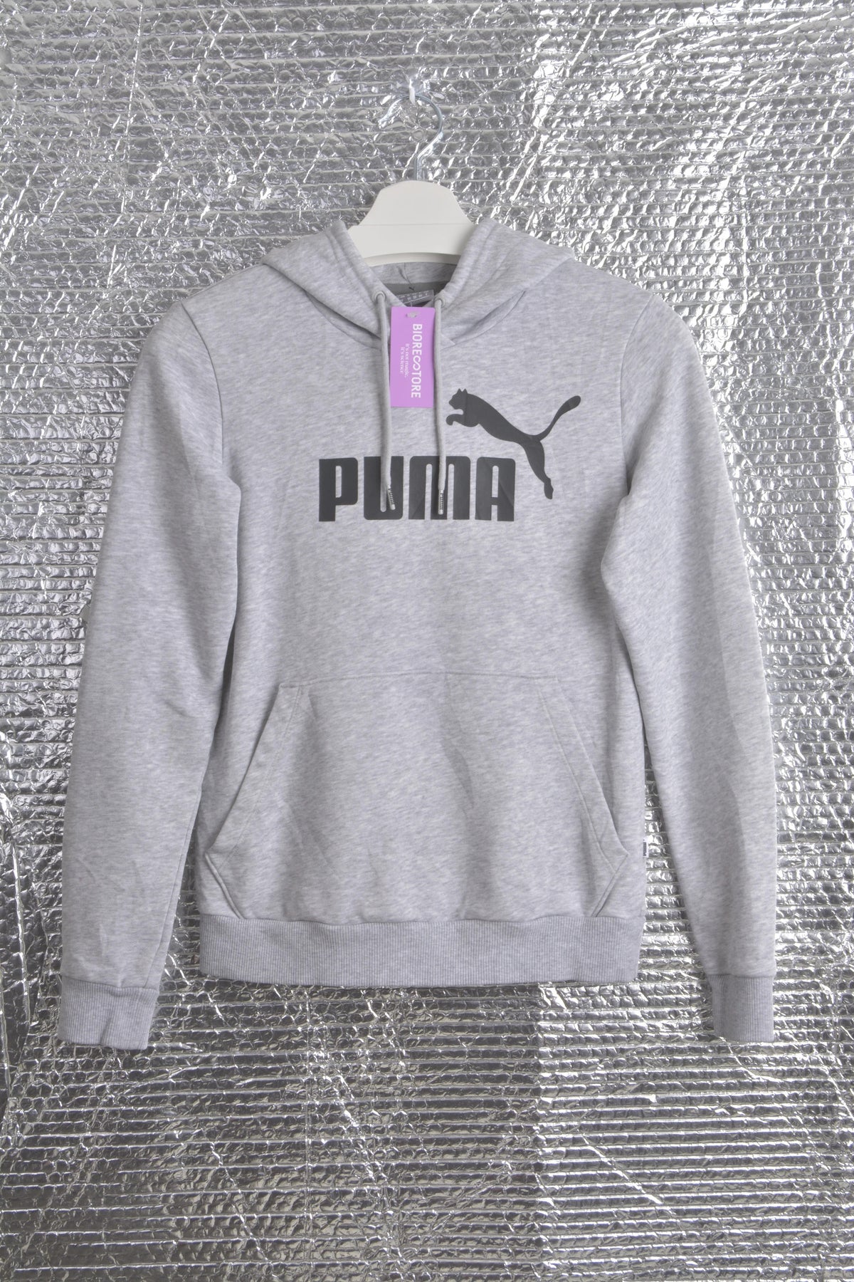 Puma Hoodie in Grey Classic Logo