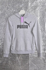 Puma Hoodie in Grey Classic Logo